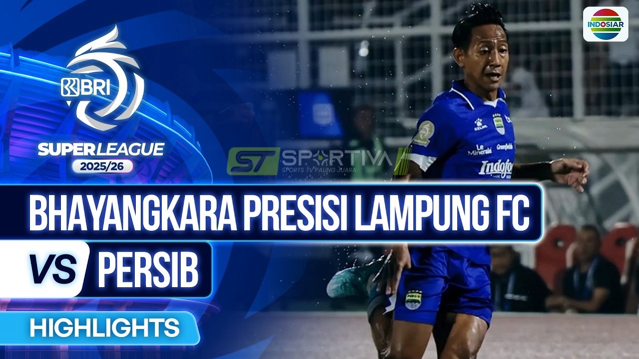 Bhayangkara Presisi Lampung FC VS Persib - Highlights | BRI Super League 2025/26