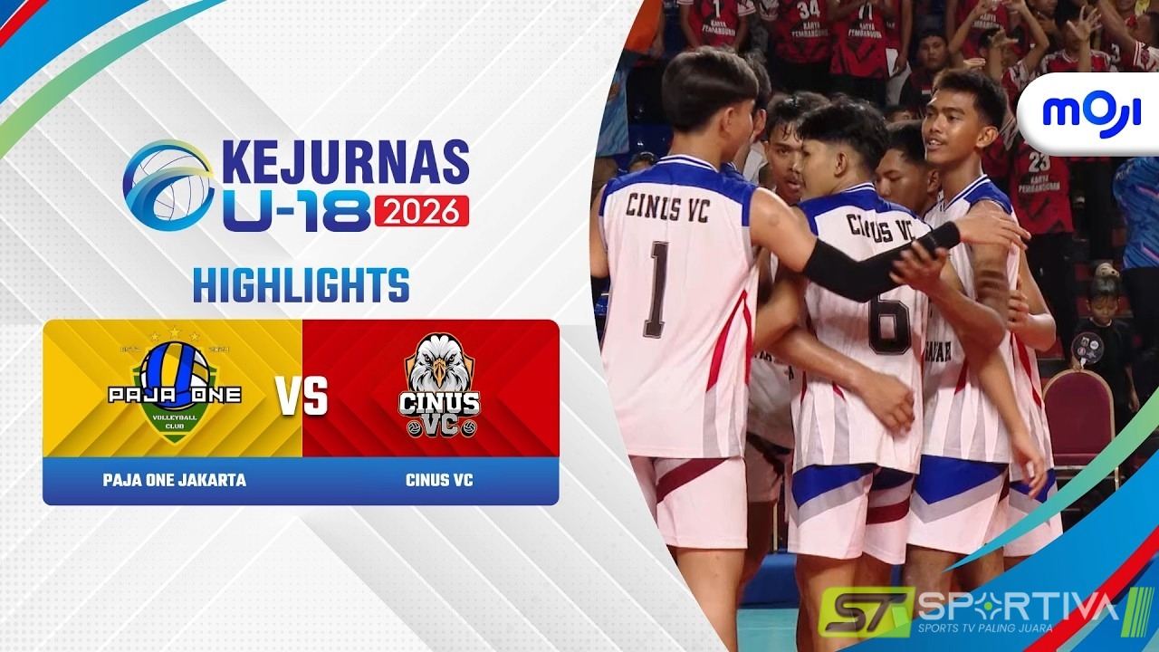 Paja One Jakarta 0-3 Cinus VC | Highlight KEJURNAS U-18 2026 Putra