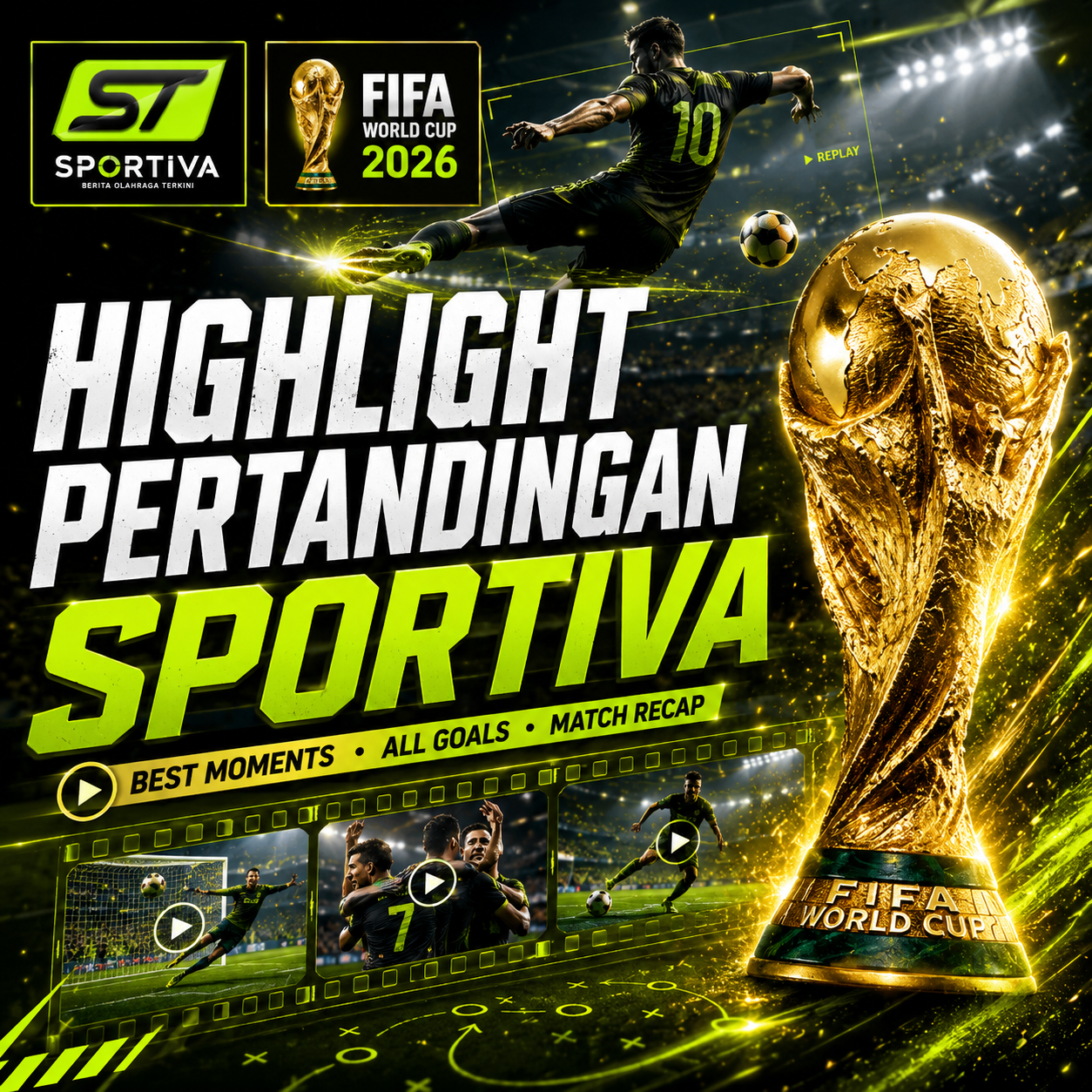 Highlight Pertandingan Olahraga Terlengkap: Tonton Momen Terbaik Hanya di SPORTIVA